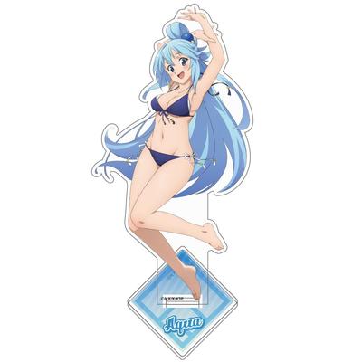 Благословение 2D Cospa на этой замечательной акриловой подставке для купальника Aqua с тремя оригинальными иллюстрациями [официально] Боже мой! Вер.