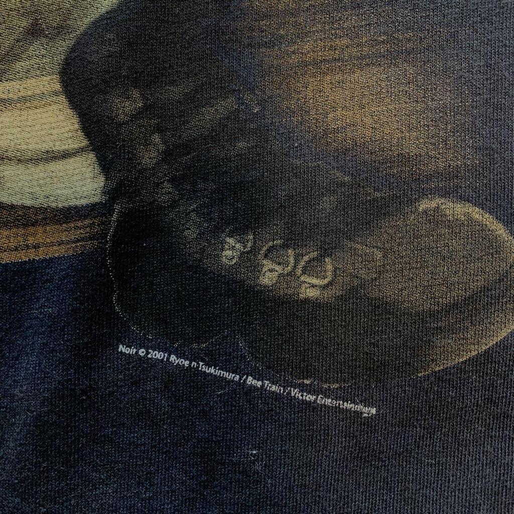 [Б/У] Винтажная футболка с аниме Noir