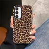 Мягкая обложка Capa Чехол для телефона для Samsung Galaxy S25 A36 A16 S20 FE S23 S25Ultra S24 Ultra A26 A56 S23Ultra Модный леопардовый принт