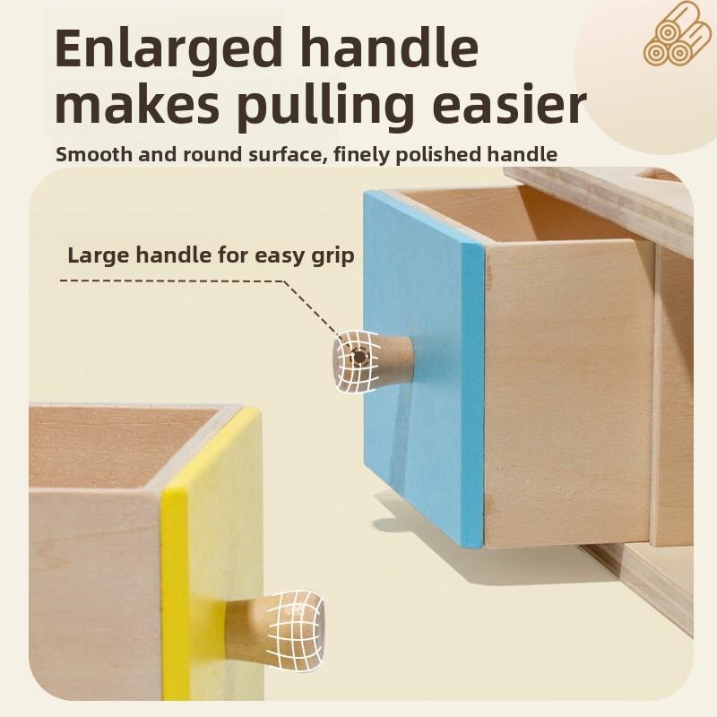 Geometric Kids Wooden Coin Box With Color Matching And Cognitive Toy Learning