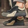 New Men's Platform Sneakers Designer Mesh Breathable Casual Shoes Outdoor Versatile Non-slip Wear-resistant Vulcanized Shoe 2025