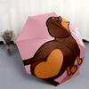1pc Dachshund Heart Love Pet Umbrella with Plastic Handle,Suitable for All Seasons Home Travel Outdoor UmbrellaDD324