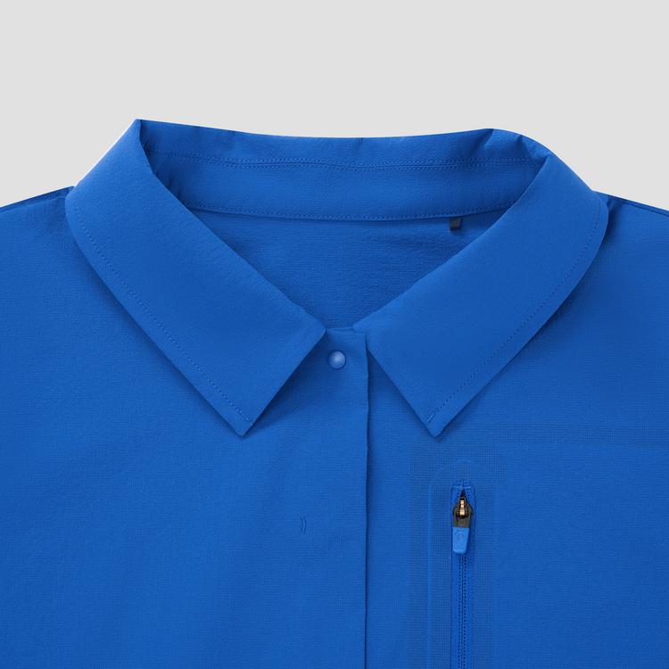DESCENTE Женская плетёная рубашка-поло серии Bleu D6232BWS60