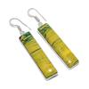Yellow Calsilica Gemstone 925 Sterling Silver Jewelry Earring 2.29" GK-4794