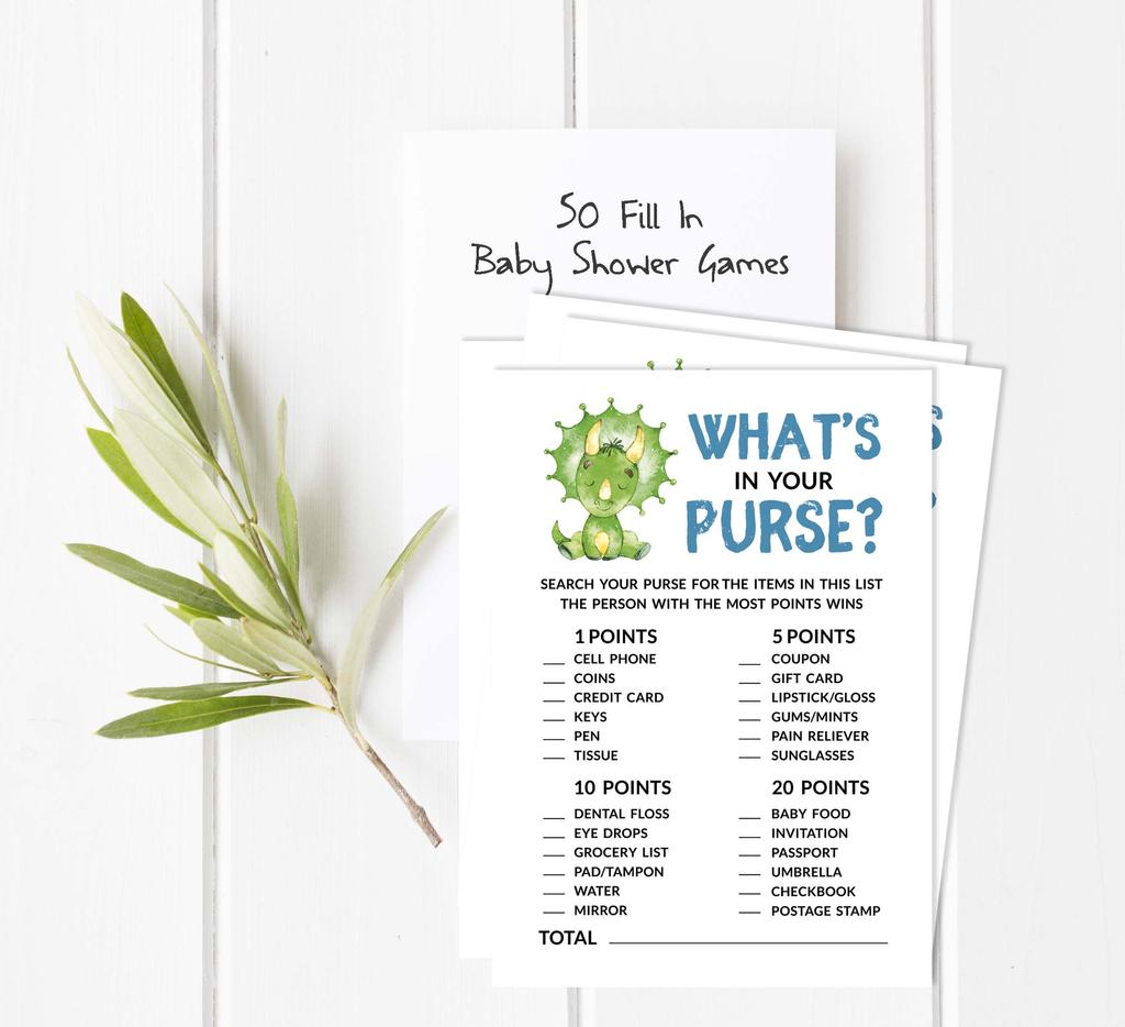 Inkdotpot Игровой набор для детского душа из 50 игр BabyA AlphabetA ABCA Игра Динозавр Джунгли Животные Вечеринка