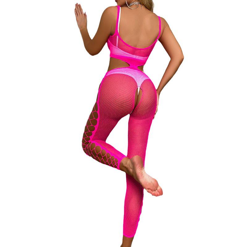 Комплект боди из сетки Данаи: Сексуальное белье на подтяжках для флирта и сна