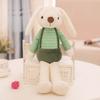 Christian Easter Rabbit Plush Doll Soft Fluffy Easter Bonnie Rabbit Doll PP Cotton Comfortable Animals Stuffed Toy