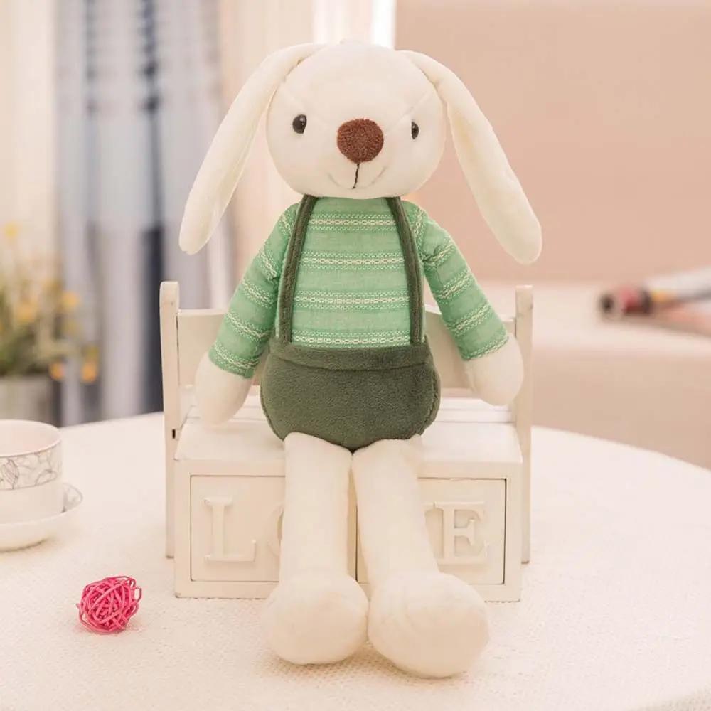 Christian Easter Rabbit Plush Doll Soft Fluffy Easter Bonnie Rabbit Doll PP Cotton Comfortable Animals Stuffed Toy