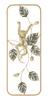 Iron Wall Panel Monkey 28.6X3.8X74.3 Cm