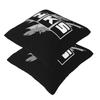 Hks Logo Car Jdm 2 Pcs Square Pillowcase Pillow Cover Cushion Zip Decorative Comfort Throw Pillow For Home Sofa