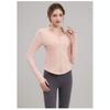 New Fully Zippered Gym Yoga Suit Top For Slimming And Slimming, Quick Drying Running And Cycling Sports Jacket For Women