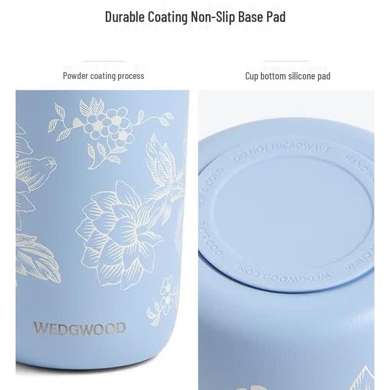 Wedgwood Roaming Beauty Blue Stainless Steel Travel Mug