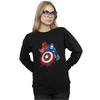 Marvel Womens/Ladies Captain America Civil War Painted Vs Iron Man Sweatshirt