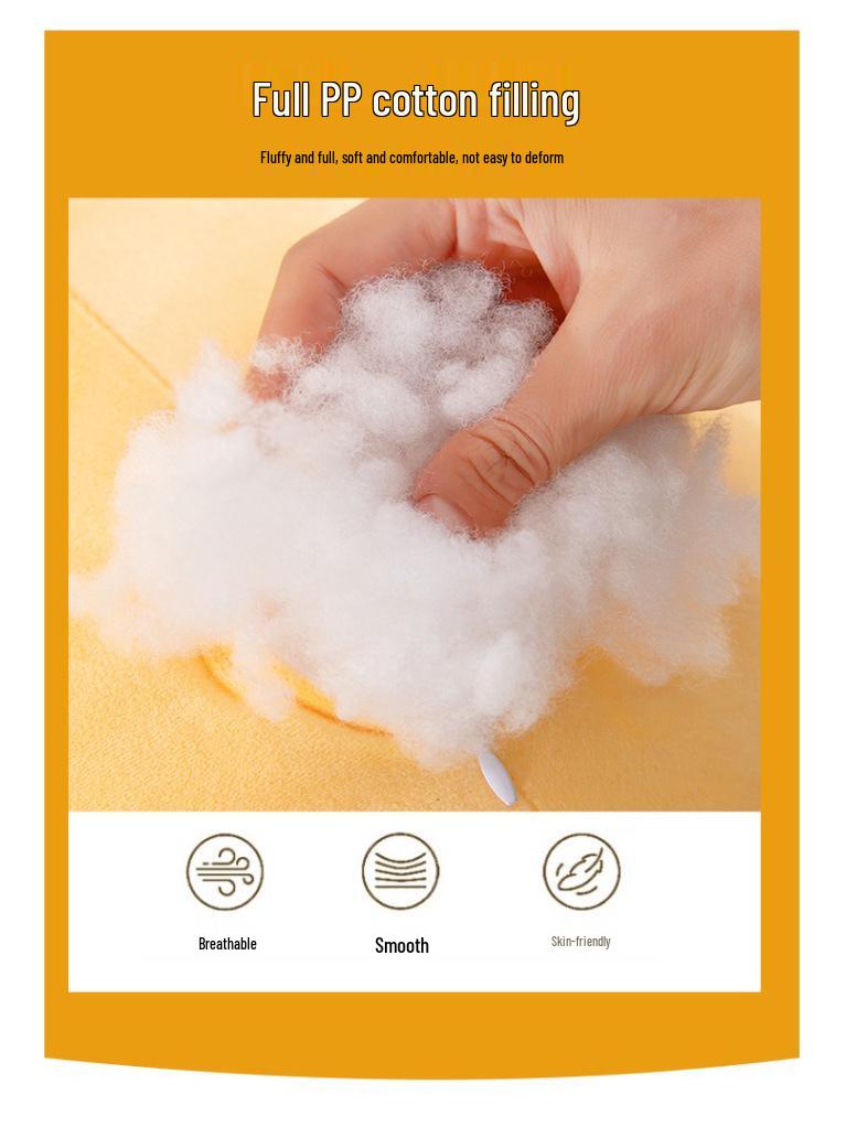 Золотая Плюшевая Подушка-Игрушка Картошка - Для Спальни, Дивана, Стула, Спинки