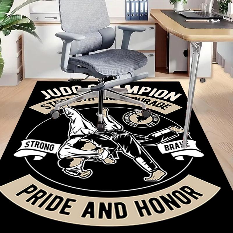 1 шт. Ковер Чемпиона по дзюдо, Ковер для офиса, Коврик для улицы, Декор для дома, Ковер для зоны, Фестиваль