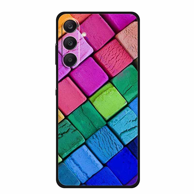 Чехол для Samsung Galaxy A36 5G Мягкий силиконовый чехол Черный бампер ТПУ Чехлы для телефона Для Samsung A36 Чехол A 36 5G Funda Задняя крышка