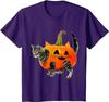 Funny Halloween Jack-O-Lantern Pumpkin Cat Shirt for Unisex T-Shirt for Unisex Women Graphic T Shirts Unisex Clothing Shirts for Unisex