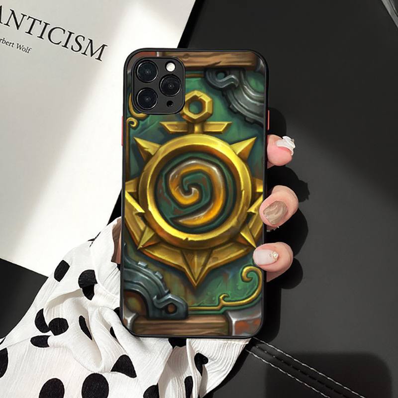 Чехол для телефона Hearthstone с картой для iPhone 11 12 13 mini pro XS MAX 8 7 6 6S Plus X 5S SE 2020 XR