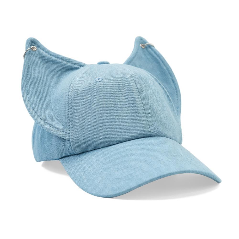 Sunscreen Cat Ears Baseball Cap Y2k Sun Hat Designer Women Peaked Cap Female