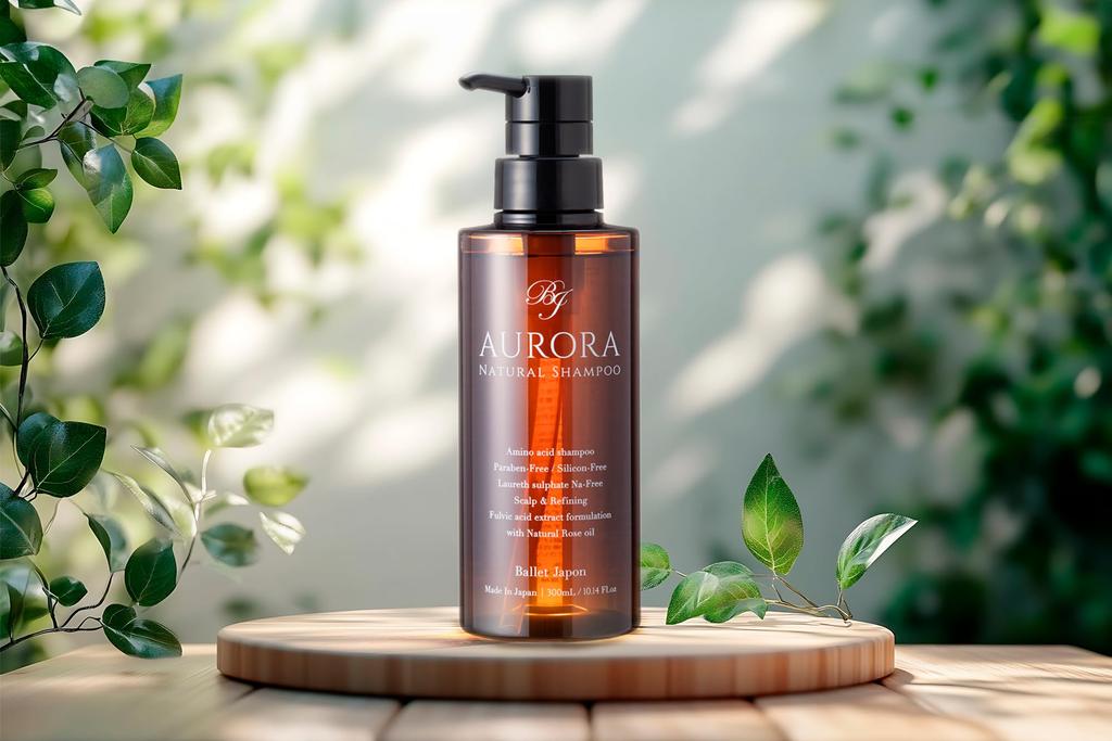 [Эксклюзивный бренд Amazon] Шампунь Aurora, Производное миноксидила, Фульвокислота, Уход за кожей головы, Органический аминокислотный шампунь, 300 мл