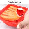 Mould Food Grade Easy To Release Thickened Healthy Bake Silicone Sausage Mold with Lid Baby Supplement Food