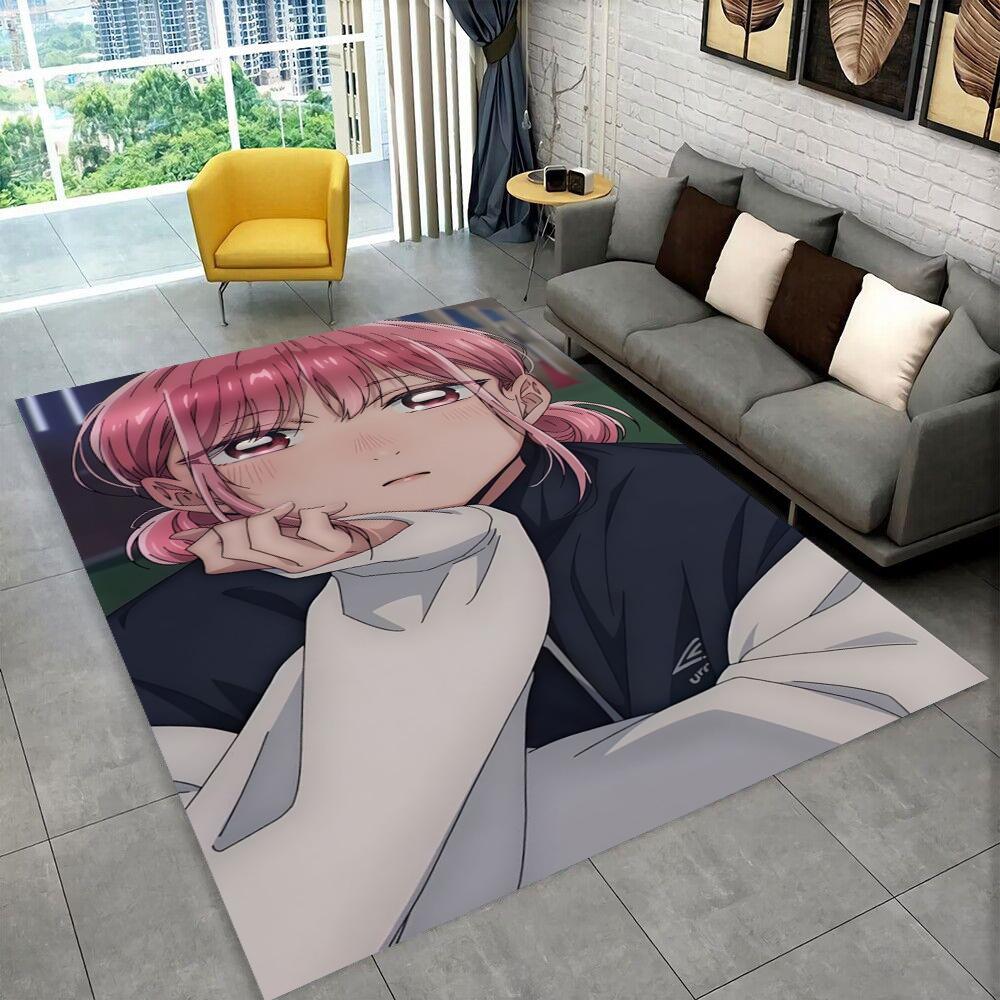 3D Cartoon Blue Box Ao No Hako Love Anime Hina Carpet Rug for Home Living Room Bedroom Sofa Doormat Decor,kid Non-slip Floor Mat