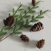 100 шт. Искусственные растения Искусственная сосновая шишка Рождество Для фестиваля Свадебная вечеринка Дом Подарок Навидад