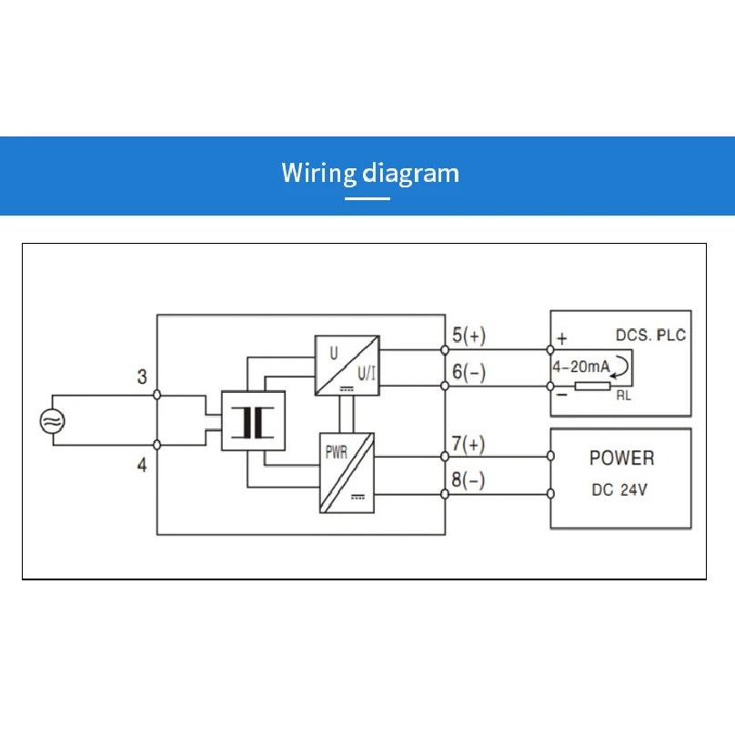 500v DC AC Voltage Sensor And Current Sensor 24v Power Supply