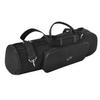 Trumpet Bag with Cushion, Trumpet Case, Wind Instrument Storage Cover, Double Zipper, Durable, Waterproof 600D Oxford Cloth, with Small Item Compartme