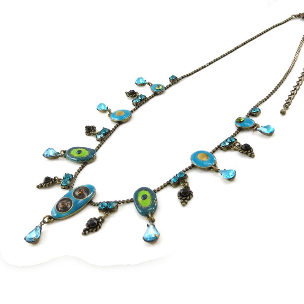 Les Trésors De Lily [E5710] - Дизайнерское колье «Mitsou», бирюзовый