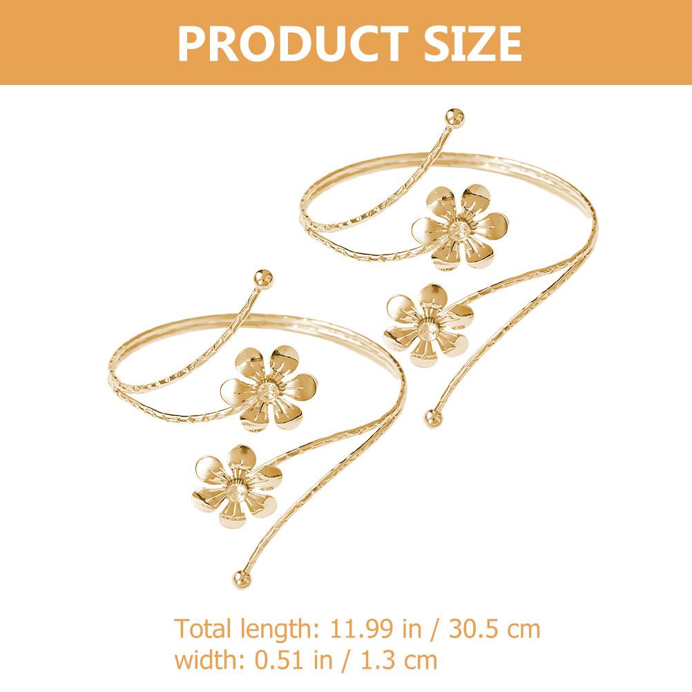 2Pcs Alloy Curtain Tiebacks Stylish Flower Design Curtain Holdback for Bedroom Living Room Kitchen Bathroom Home Decoration