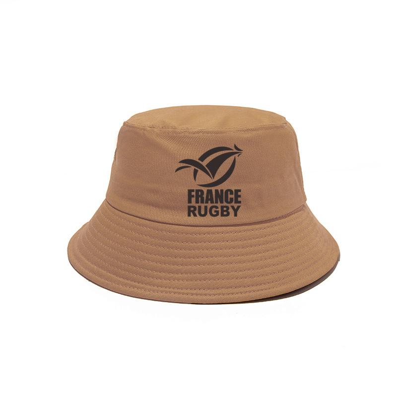 France Rugby Bucket Hat Cap Unisex Women Unisex Panama Cap Outdoor Summer Adjustable France Rugby Bob Caps MZ