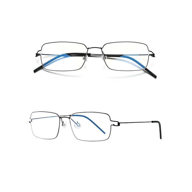 Denmark Brand Air Titanium Glasses Frames Men Thin Rim Screwless Eyewear Eyeglasses Women Morten Round Square Oval Korean Design