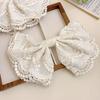 Korean Style Lace Bowknot Flower Hair Clip Ponytail Holder Hair Bands  Girls Hair Accessories