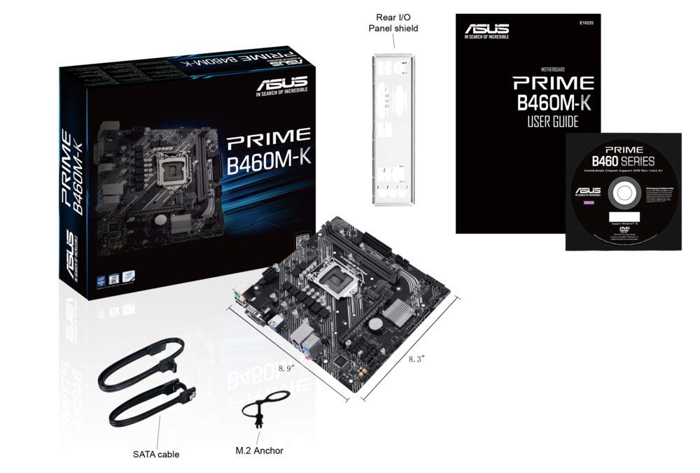 ASUS ПРАЙМ B460M-K (Сокет 1200/B460/DDR4/S-ATA 600/Micro ATX)