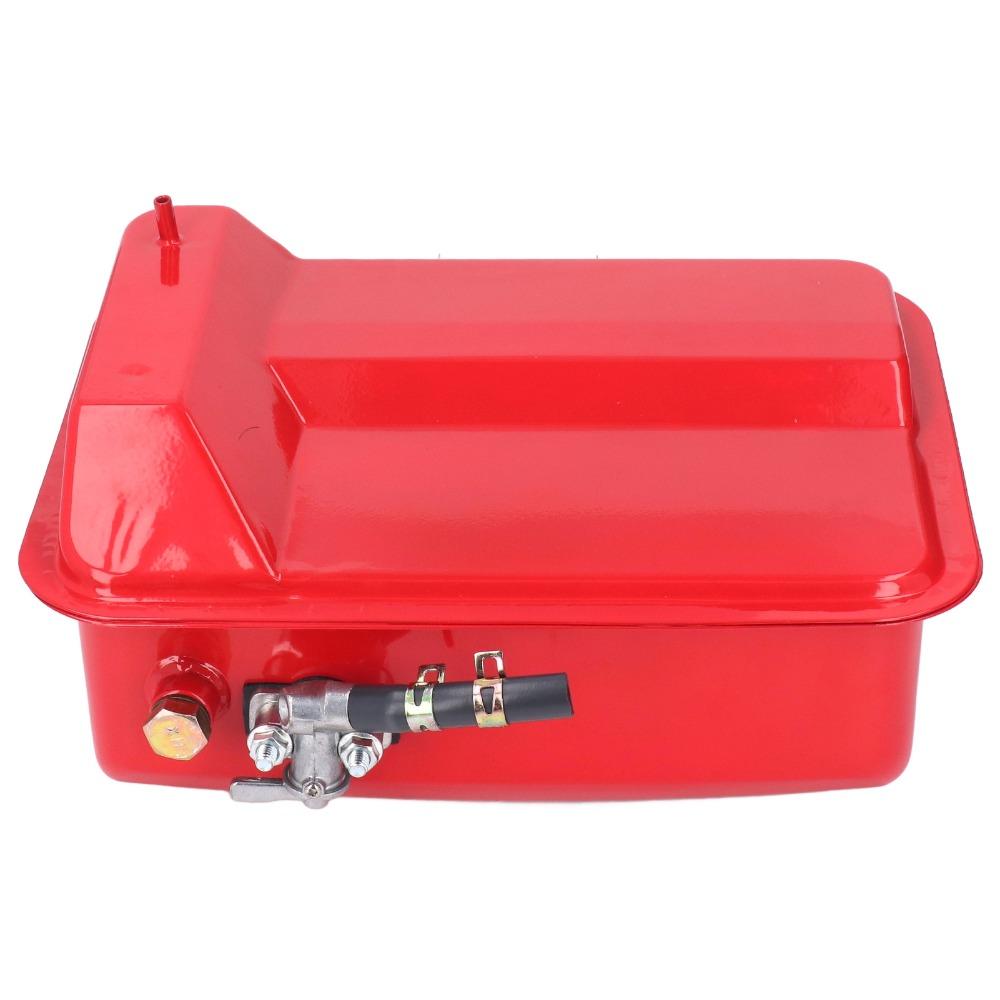 Red Diesel Fuel Tank With Oil Pipe Portable Diesel Tank for 186F 188F 192F 195F