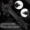 Ratchet Drill Chuck Key Wrench Anti-Slip Handle Ergonomic Multipurpose Universal Double Head Drill Press Chuck Key Mini Ratchet Spanner
