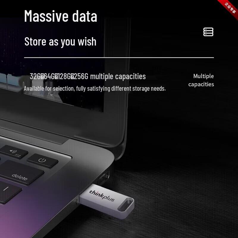 Lenovo Металлическая USB-флешка Thinkplus TU110 с двойным интерфейсом