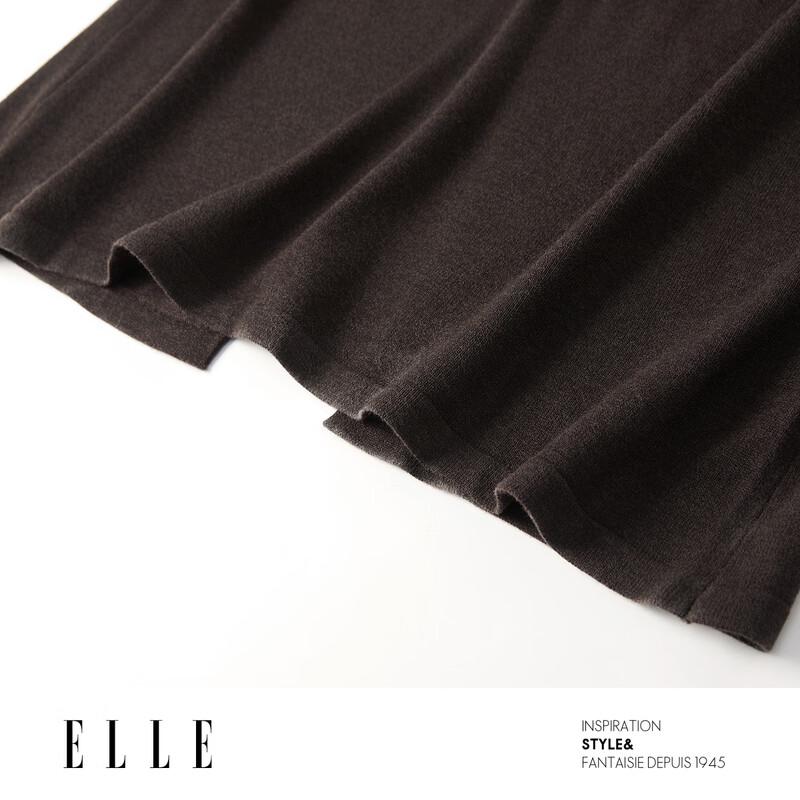 ELLE Элегантное приталенное платье-двойка из искусственной ткани