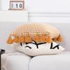 Plush Embroidered Cushion Cover Couch Ornamental Pillowcase Cushion Cover Ornamental Pillow Case Living Room Area Decoration Chair Cushions