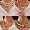 Accessories Exaggerated Large Round Beads Punk Collar Collarbone Chain Hot Selling Geometric Beads Necklace Women's Beads