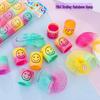 3.5cm Mini Rainbow Expression Retractable Circle Toy for Kindergarten
