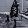 Gothic Harajuku T Shirt Women Korean Fashion Black Long Sleeve Hip Hop Punk Streetwear Autumn Mall Goth Tops Female Tee