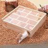 Hamster Toy Pet Habitat Shelter Multi Chamber Hideout Tunnel Container House Maze