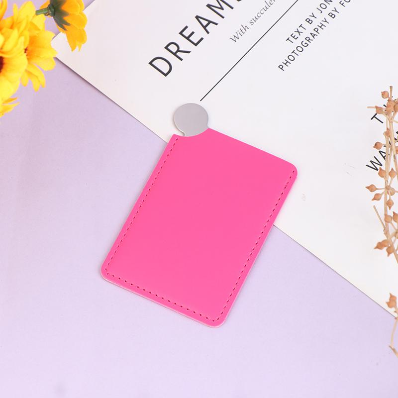 Portable Mini Stainless Steel Unbreakable Makeup Pocket Mirror Cosmetic Mirror