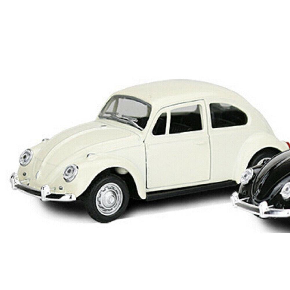 UK Vintage Beetle Diecast Pull Back Car Model Toy Children Gift Table Top Decor