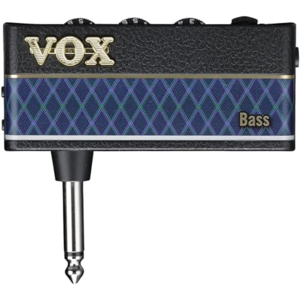 Vox (Голос) Усилитель для наушников с усилением басов Amp 3 Bass Маленький/Кабели не требуются/Домашняя практика/Работа от батарей/Встроен...