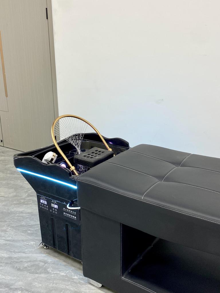 Modern Portable  Head Spa Sink Hydrotherapy Thai Massage Shampoo Water Bed Steam Shampoo Barber Shop Hair Salon