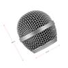 Microphone Grille Mic Replacement Ball Head Compatible with Shure SM58 SM58S SM58LC BETA58 BETA58A SA M30 SV100 UT2