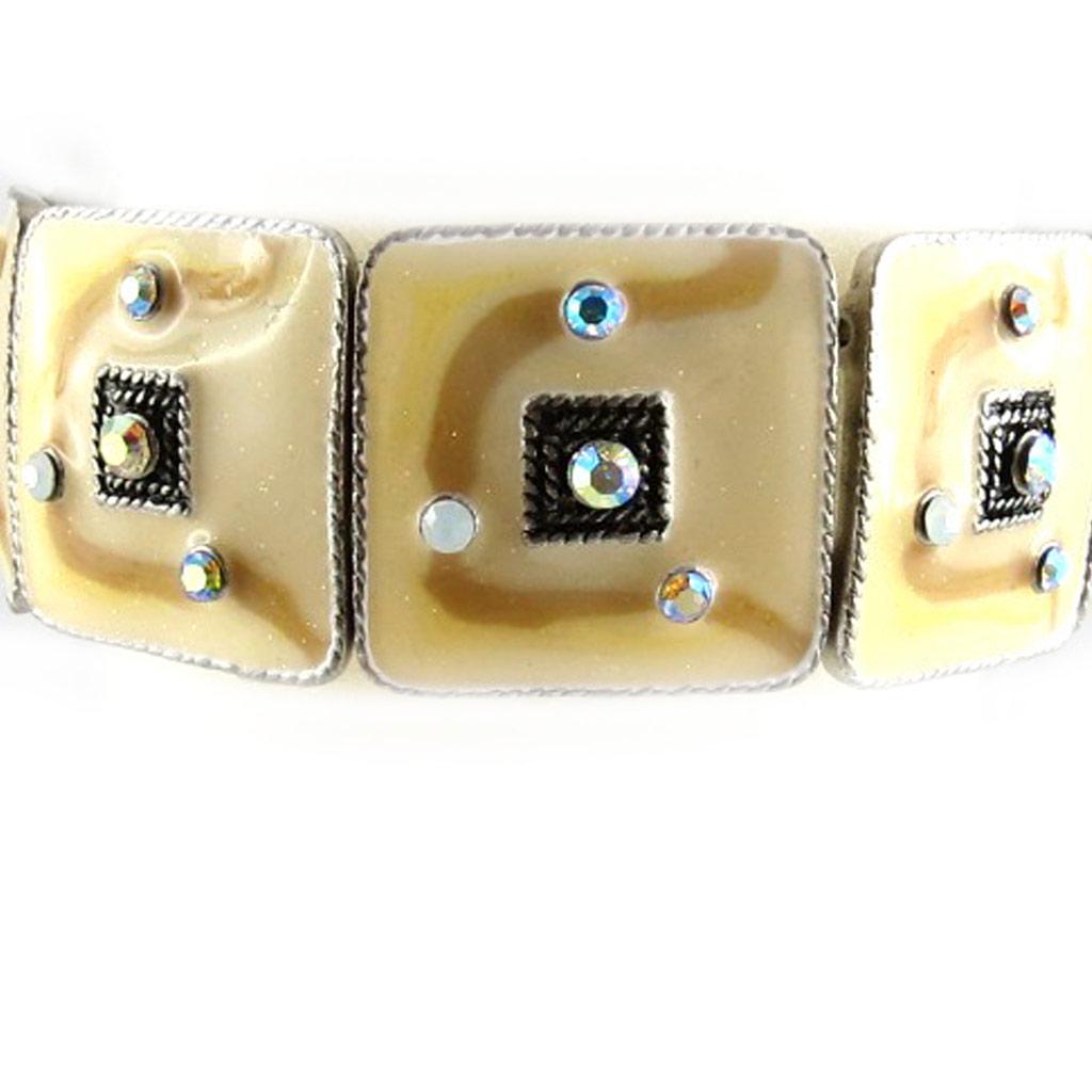 Les Trésors De Lily [E0425] - Дизайнерский браслет «Мимозы» бежевый